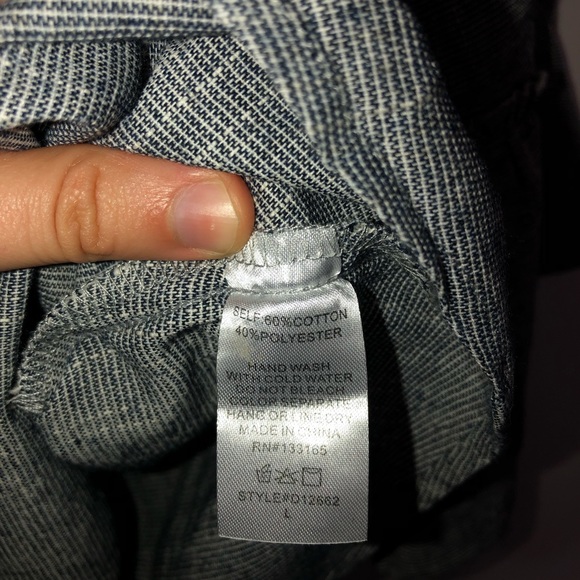 NWT Altar’d State Navy Stripe Wide Bell Sleeve Top - Picture 3 of 5